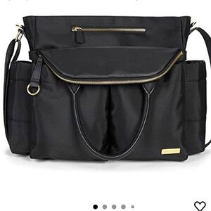 Black Diaper Tote Bag Hop Skip Women‘S Purse